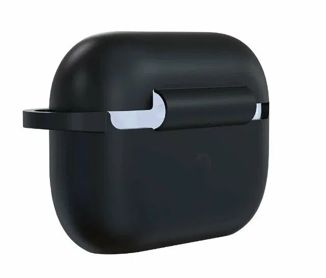 Чехол для AirPods 3, с Microfiber, цвет черный