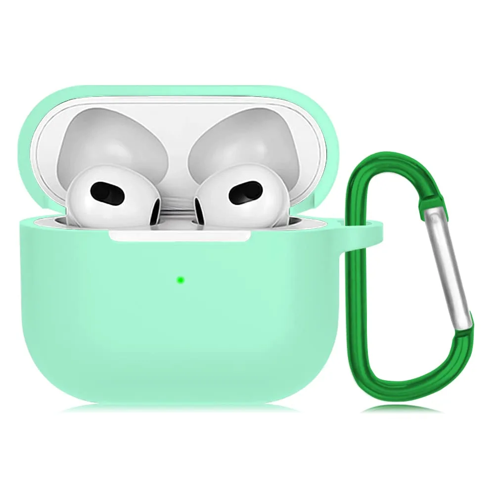 Чехол для AirPods 3 с Microfiber, цвет мятный
