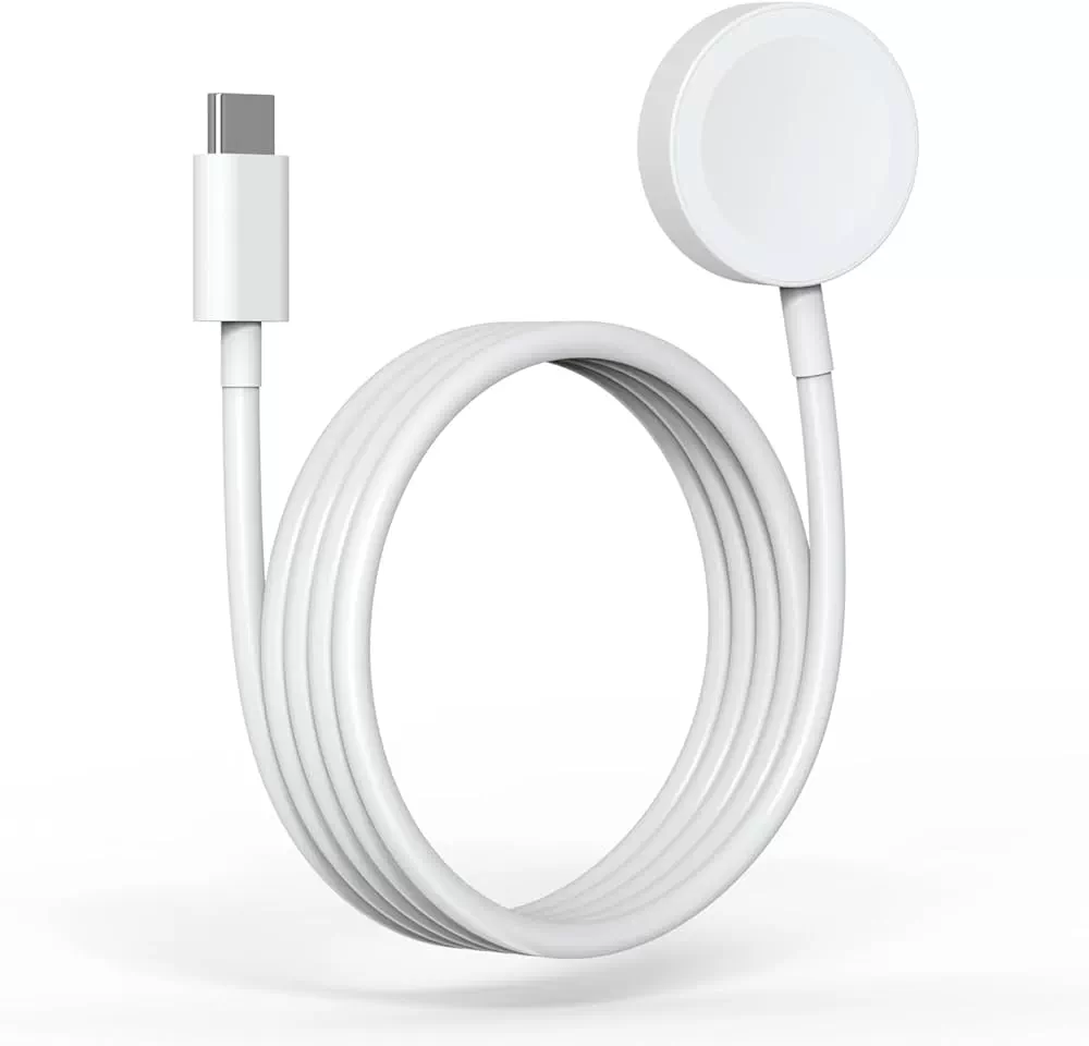 USB Кабель Apple Watch Magnetic Charger Type-C, цвет белый