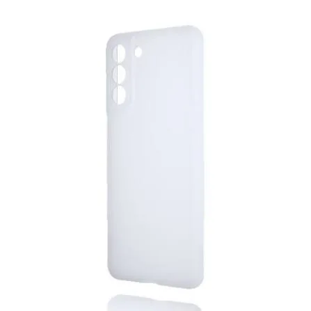 Чехол для Samsung Galaxy S21 FE, с рамкой, цвет белый