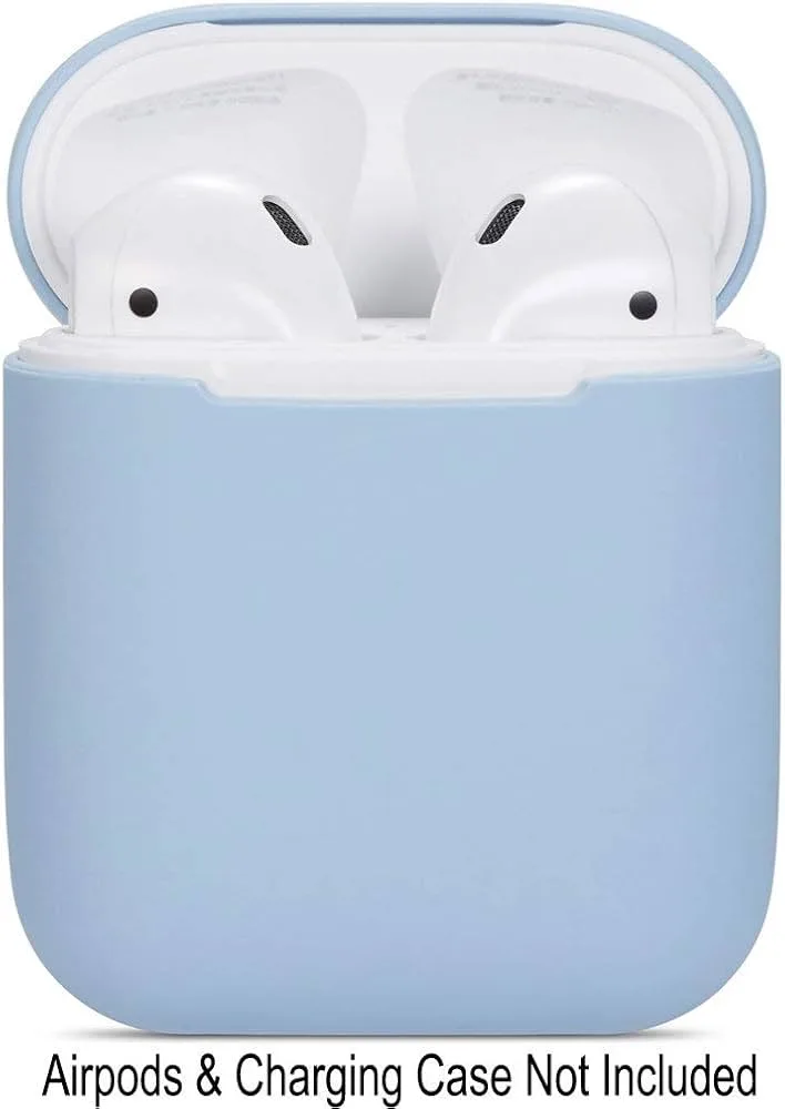 Чехол для AirPods 2 с Microfiber, цвет ледяной синий