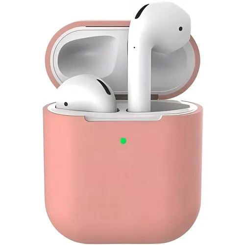 Чехол для AirPods 2 с Microfiber, цвет розовый