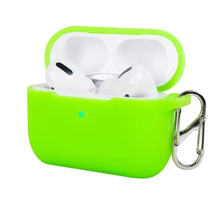 Чехол для AirPods Pro с Microfiber, цвет зелёный флуоресцентный