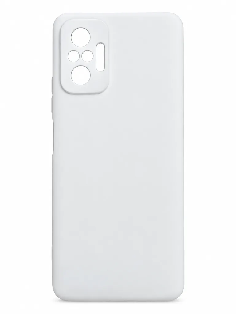 Чехол Silicone Case для Xiaomi Redmi 10 4G (2022), цвет белый