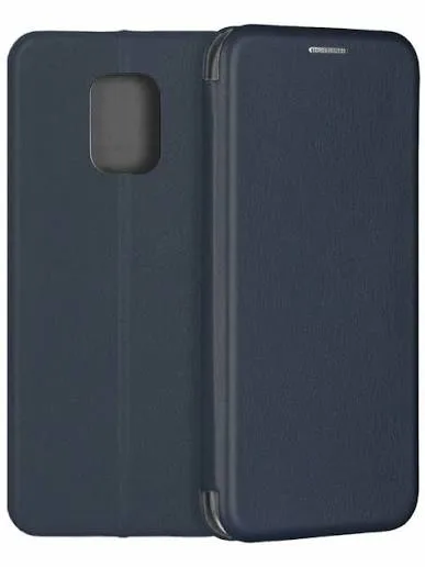 Книжка кожа для Xiaomi Redmi Note 9S/Note 9Pro/Note 9Max, цвет синий