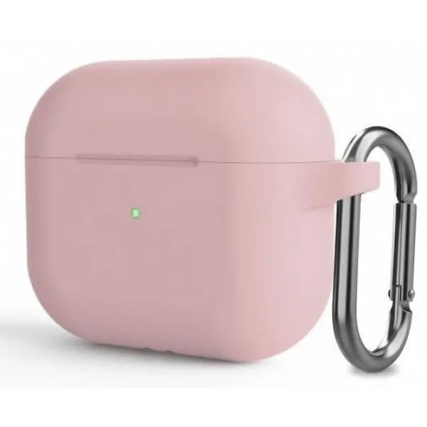 Чехол для AirPods 3 с Microfiber, цвет ярко-розовый