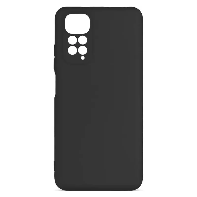 Чехол Silicone Case для Xiaomi Redmi Note 11 4G, цвет черный