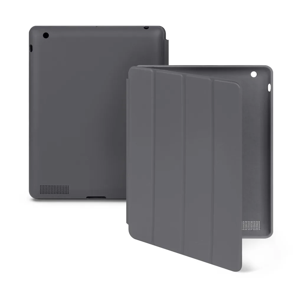 Чехол книжка для Apple iPad Air 2, цвет темно-серый