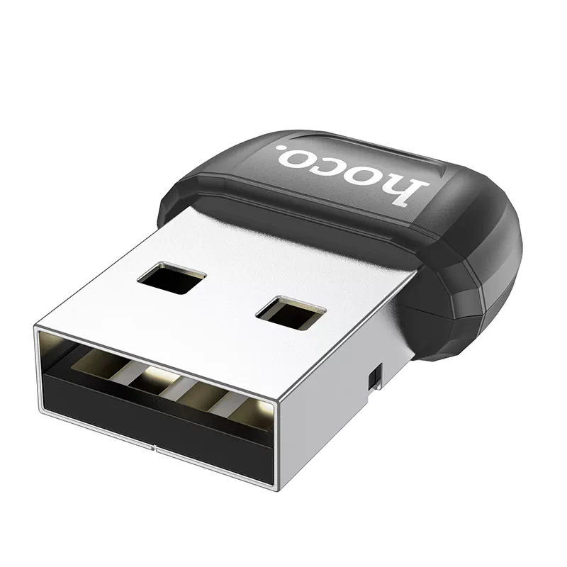 USB Блютуз адаптер Hoco UA18 BT5.0, цвет черный