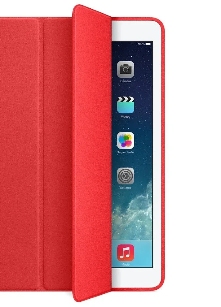 Чехол-книжка кожа для iPad Pro 2017 (10.5"), цвет красный