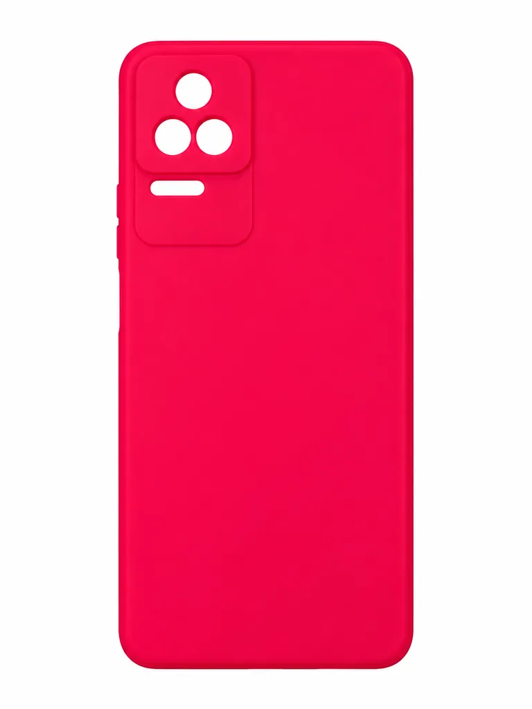 Чехол TPU+Silicone Touch для Xiaomi POCO F4 4G/5G, цвет красный