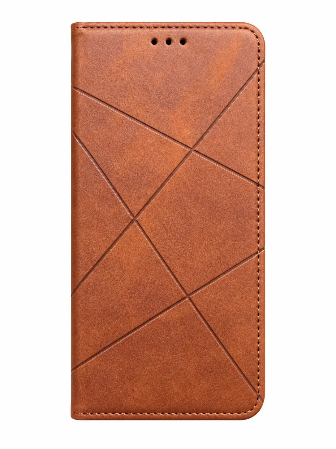 Чехол-книжка Business Leather для Xiaomi Redmi Note 10S, цвет коричневый