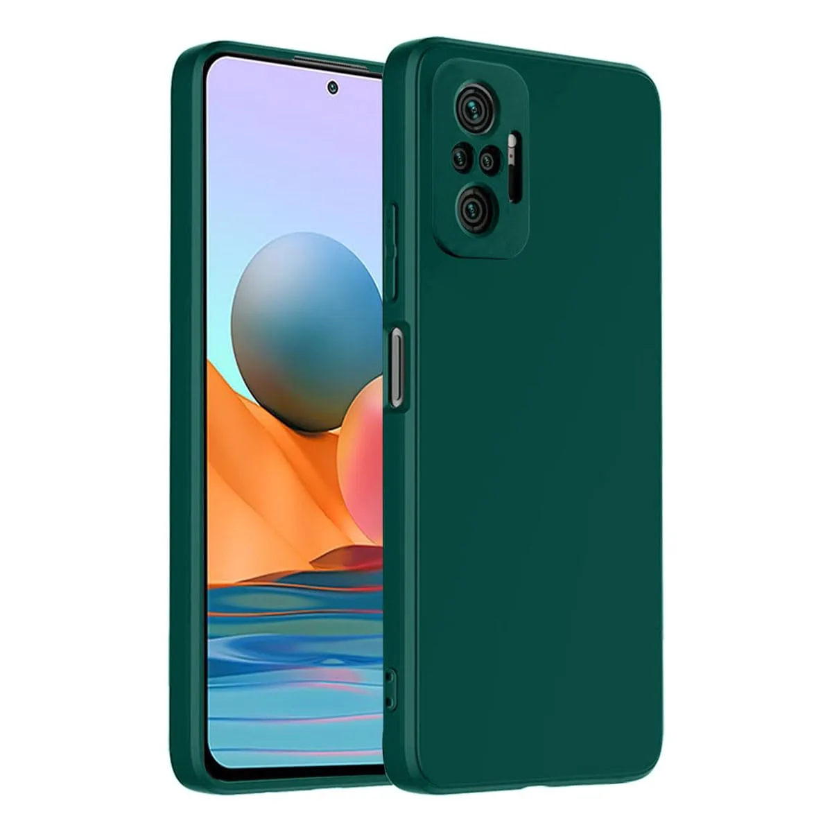 Чехол для Xiaomi Redmi Note 10 Pro 4G, цвет зеленый