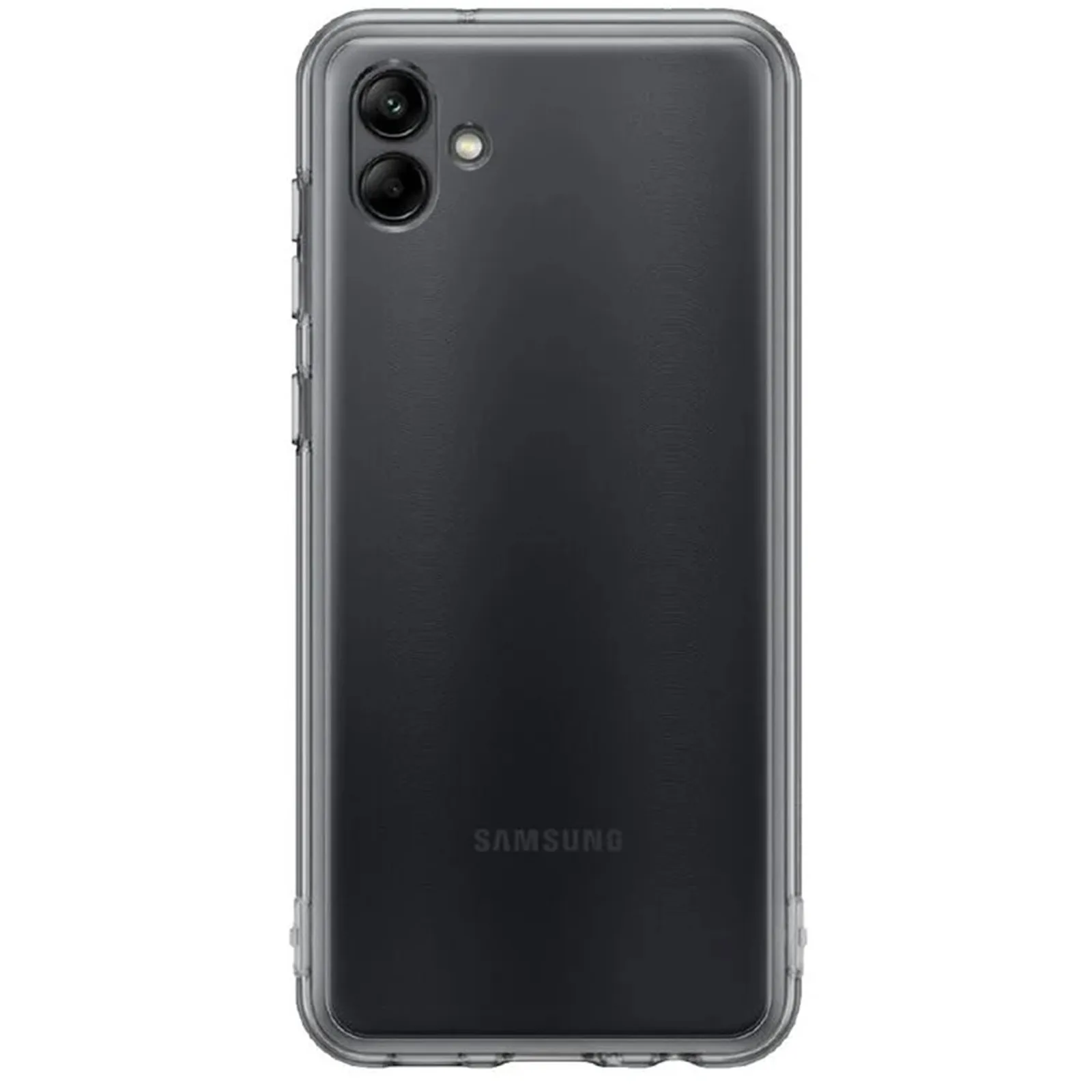 Чехол Shockproof Black Frame+ Transparent Back для Samsung A04 4G, цвет черный