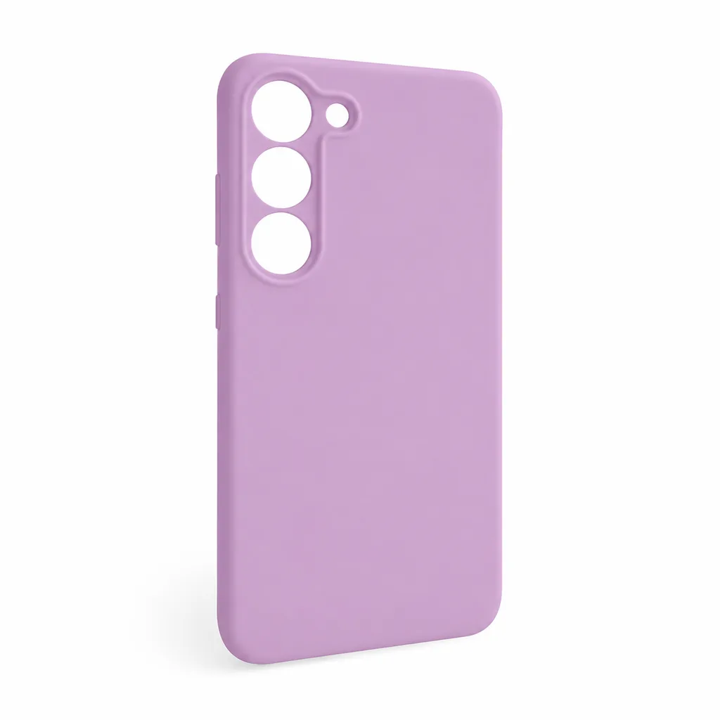 Чехол Silicone для Samsung S23 (S911B), цвет элегантный фиолетовый