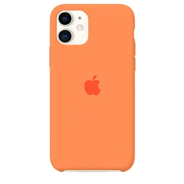 Чехол для Apple iPhone 11 Square, цвет ярко-оранжевый