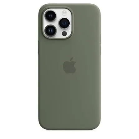 Чехол Silicone Case Apple iPhone 14 Pro Max Square, цвет армейский зеленый