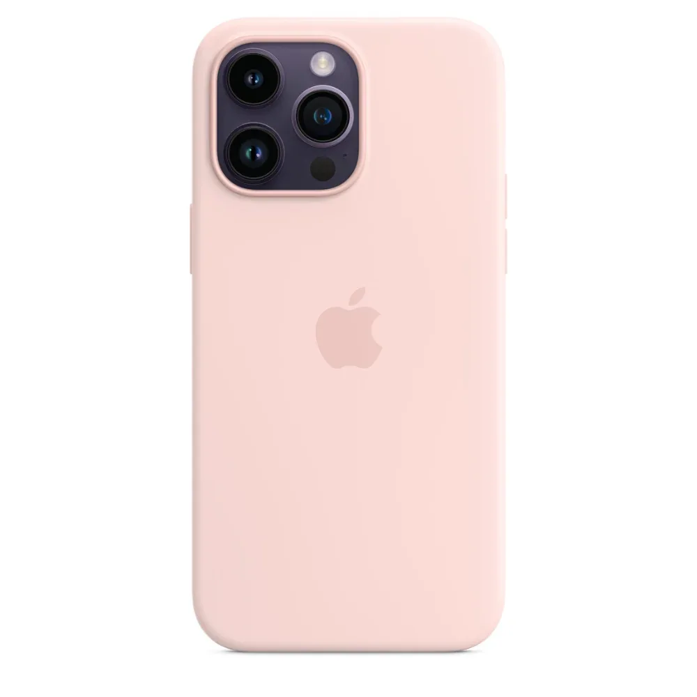 Чехол Silicone Case Copy Apple iPhone 14 Pro Max Square, цвет светло-розовый