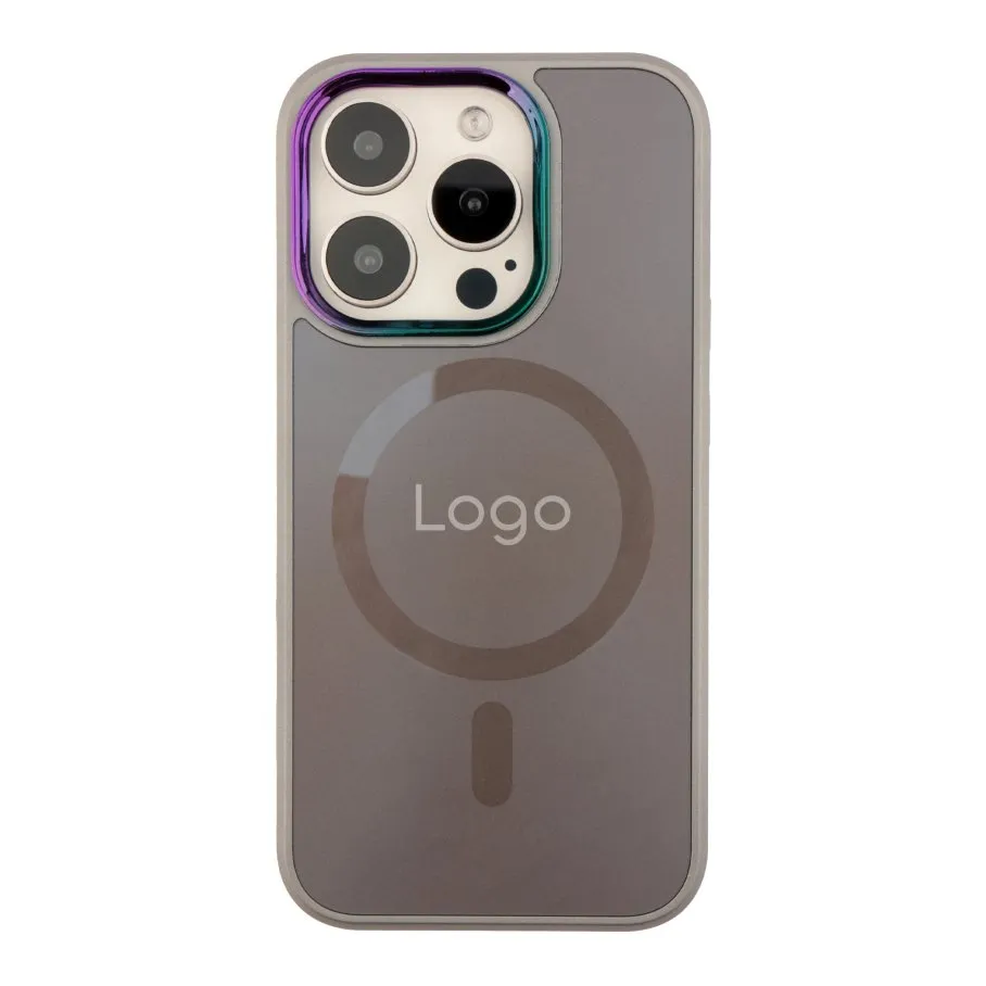 Чехол для iPhone 14 Pro Max с MagSafe, цвет серый