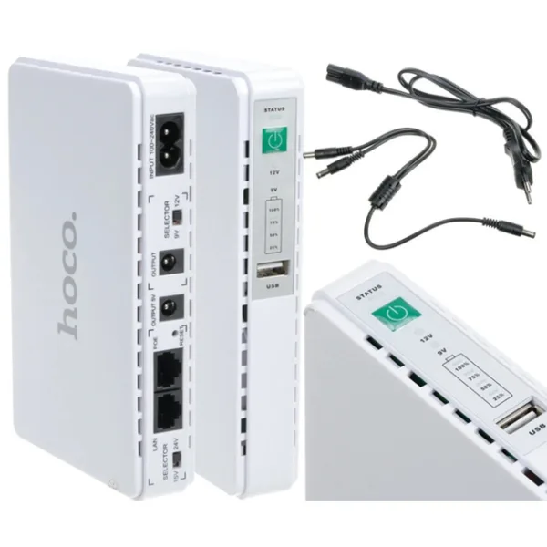 Источник бесперебойного питания Hoco DB25 UPS 8800mAh, цвет белый