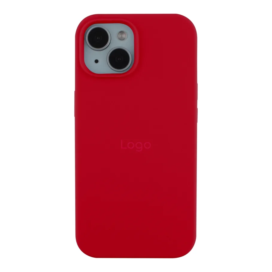 Чехол для iPhone 15, цвет красный