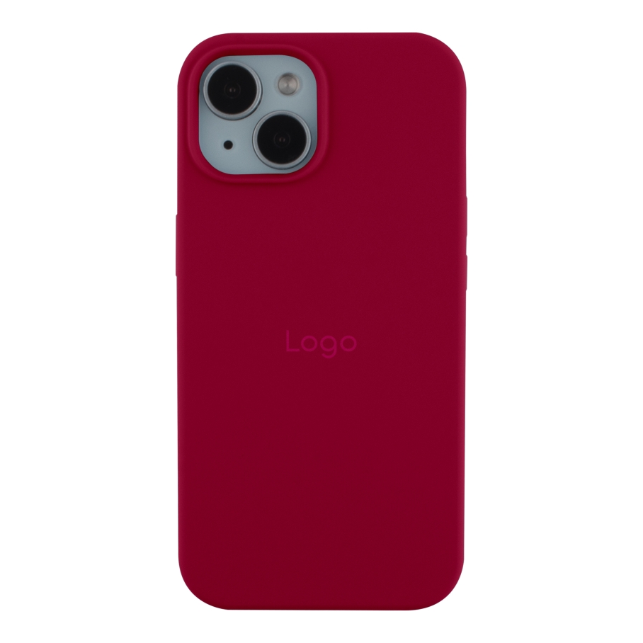 Чехол Silicone Case Full Size (AA) для iPhone 15 (14.Red)