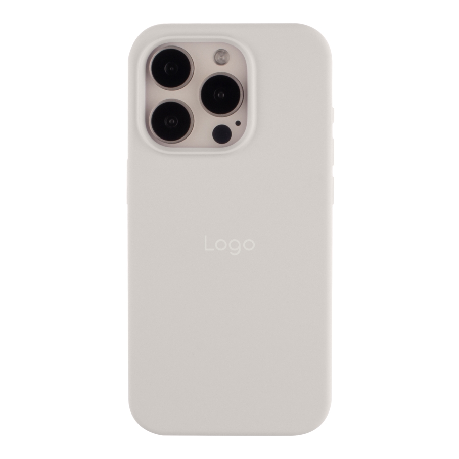 Чехол Silicone Case Full Size (AA) для iPhone 15 Pro (09.White)