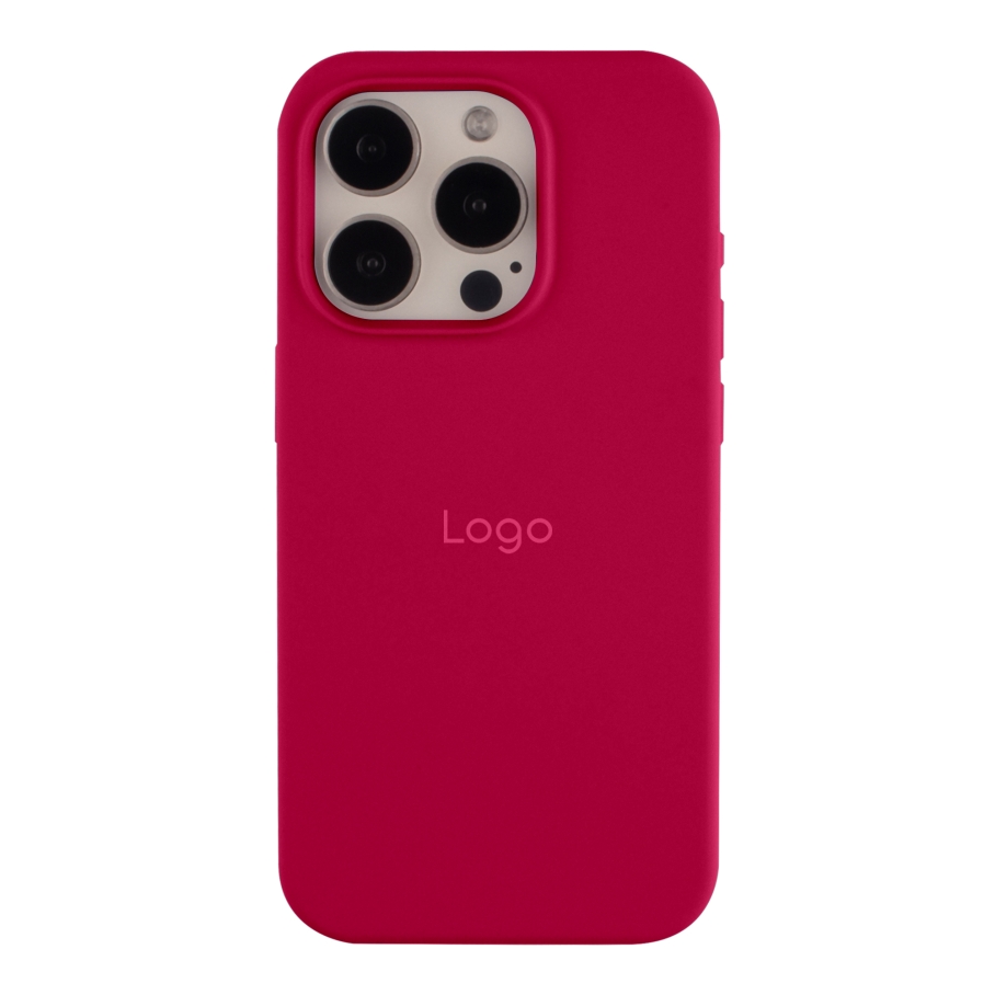 Чехол Silicone Case Full Size (AA) для iPhone 15 Pro (14.Red)