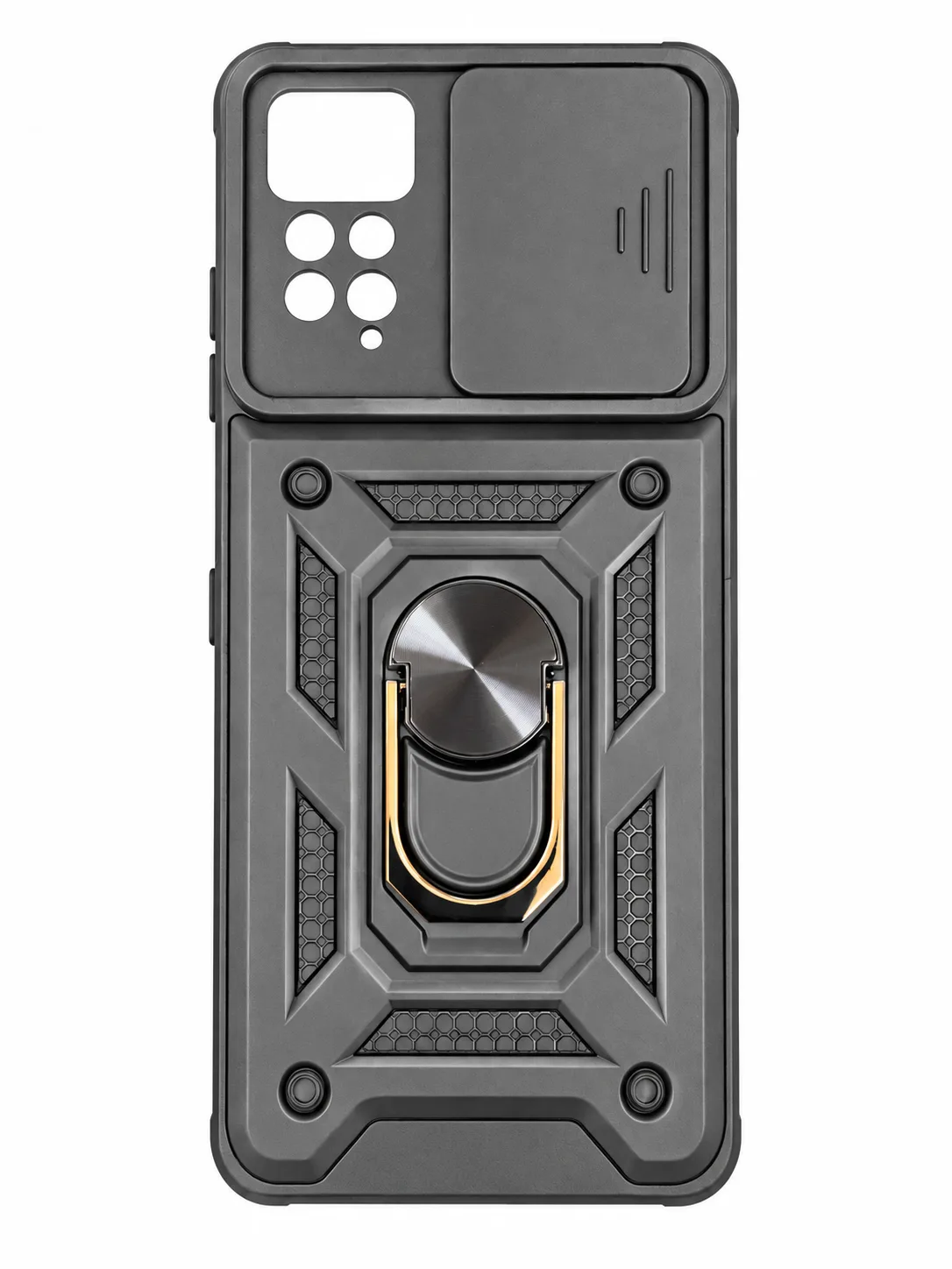 Чехол Armor с Curtain для Xiaomi Redmi Note 12 Pro 4G, цвет черный