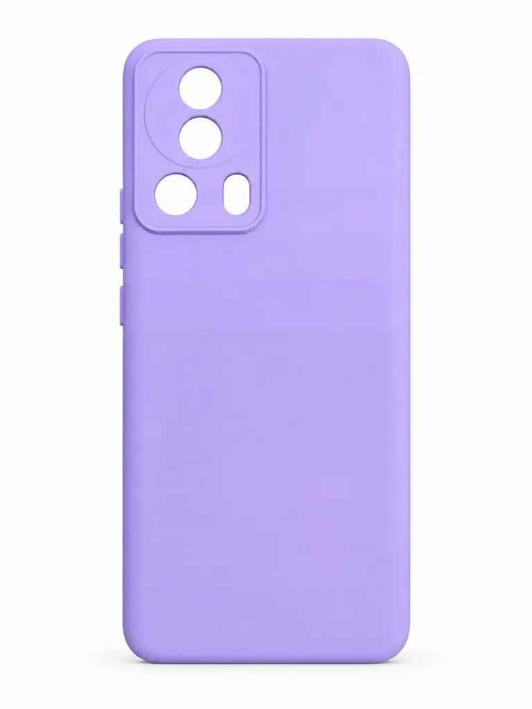 Чехол Silicone Cover Full Camera для Xiaomi 13 lite, цвет элегантный фиолетовый