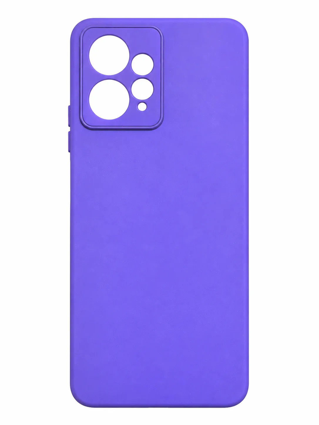 Чехол Silicone Cover Full Camera для Xiaomi Redmi Note 12 4G, цвет фиолетовый