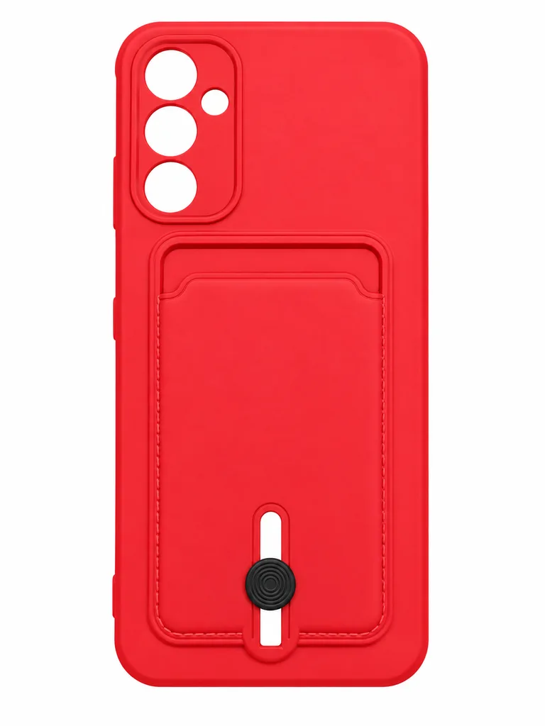 Чехол TPU Colorfull Pocket Card для Xiaomi Redmi Note 10 / Note 10s, цвет красный