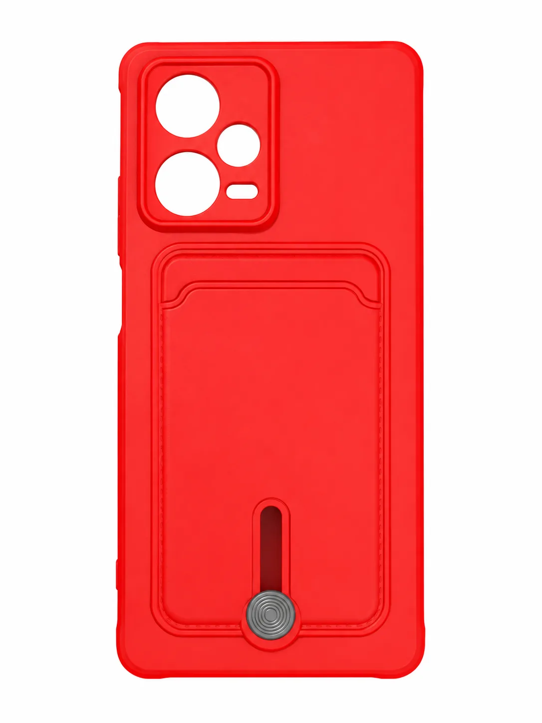 Чехол TPU Colorfull Pocket Card для Xiaomi Redmi Note 12 Pro+ 5G, цвет красный