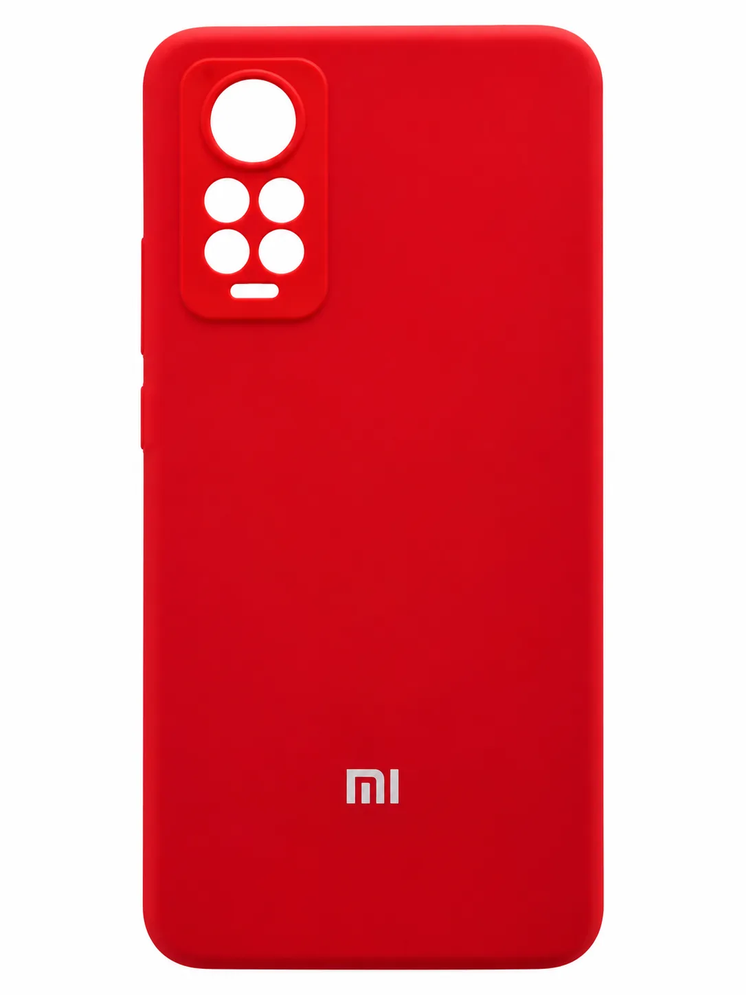 Чехол Silicone Case для Xiaomi Redmi Note 12 Pro 4G, цвет красный