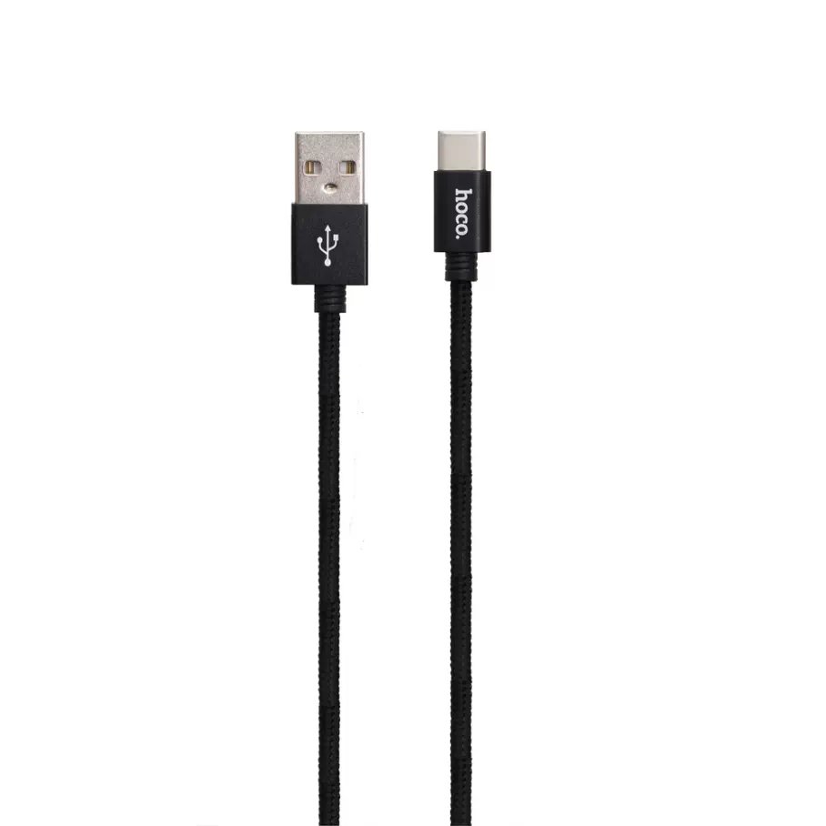 Кабель USB Hoco X35 Premium Charging Type-C, 0.25m, цвет черный