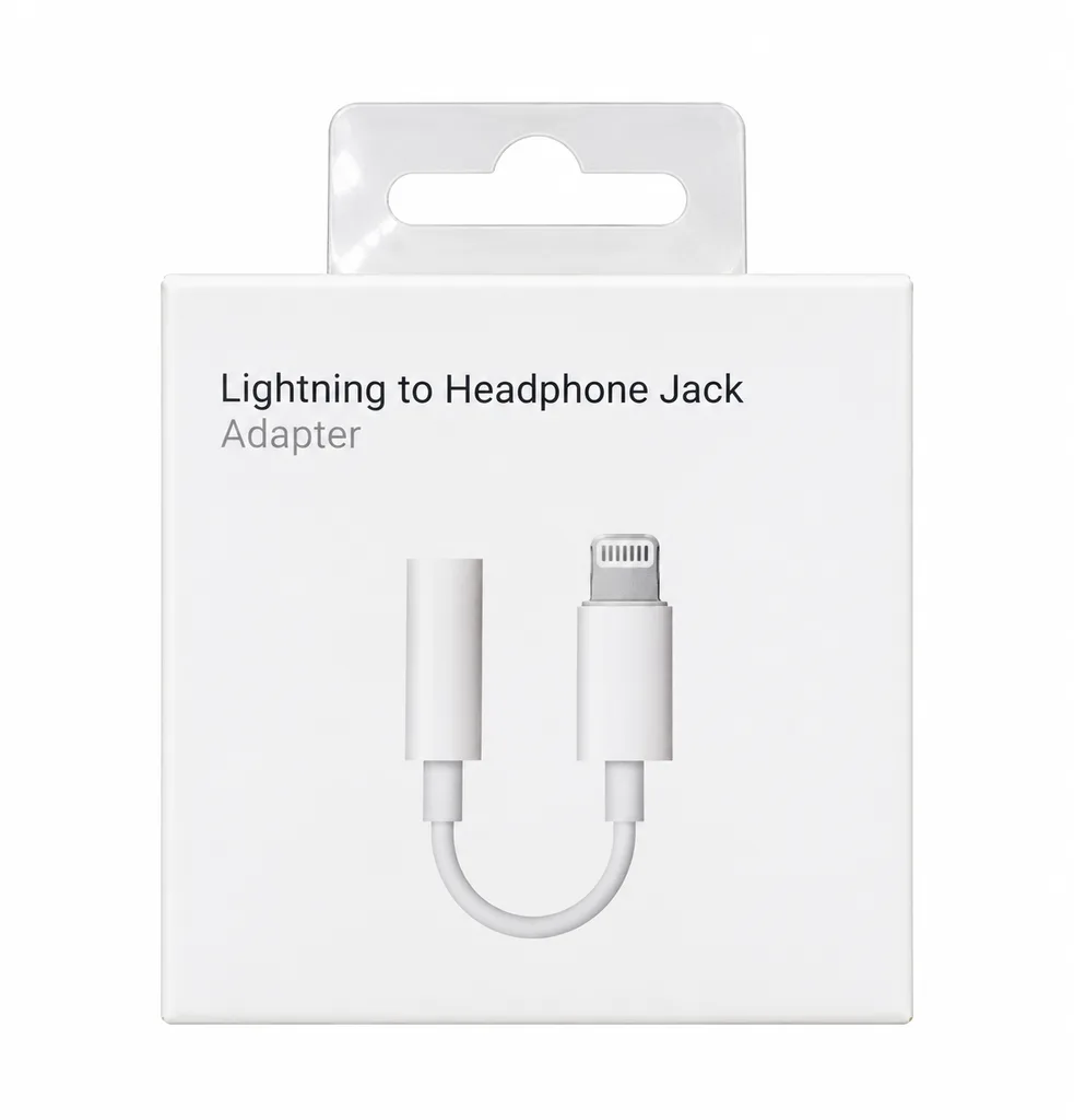 Адаптер Apple iPhone Ligthning to 3.5 mm HQ A1749 (In the box No Logo)