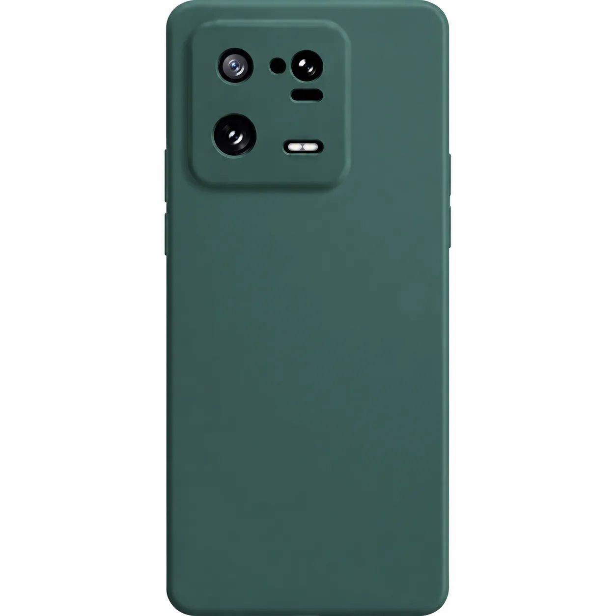 Чехол Silicone Cover Full Camera для Xiaomi 13 pro, цвет темно-зеленый