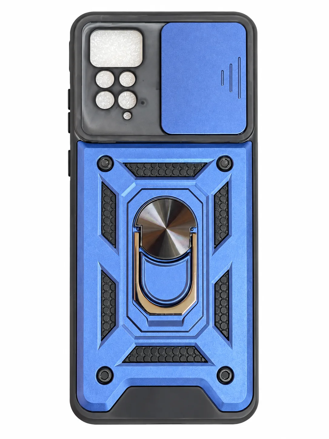 Чехол Armor Case с Curtain для Xiaomi Redmi Note 12 Pro 4G, цвет темно-синий