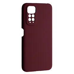 Full Silicone case для Xiaomi Redmi Note 11 4G, цвет бордовый