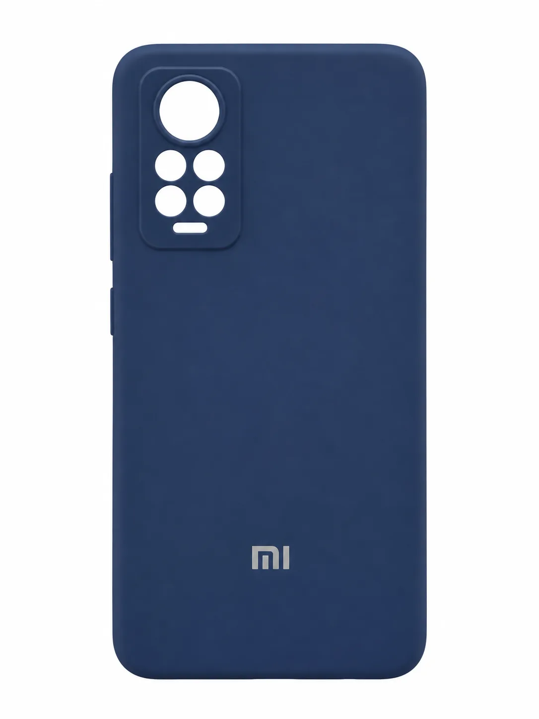 Чехол Silicone Case для Xiaomi Redmi Note 12 Pro 4G, цвет темно-синий