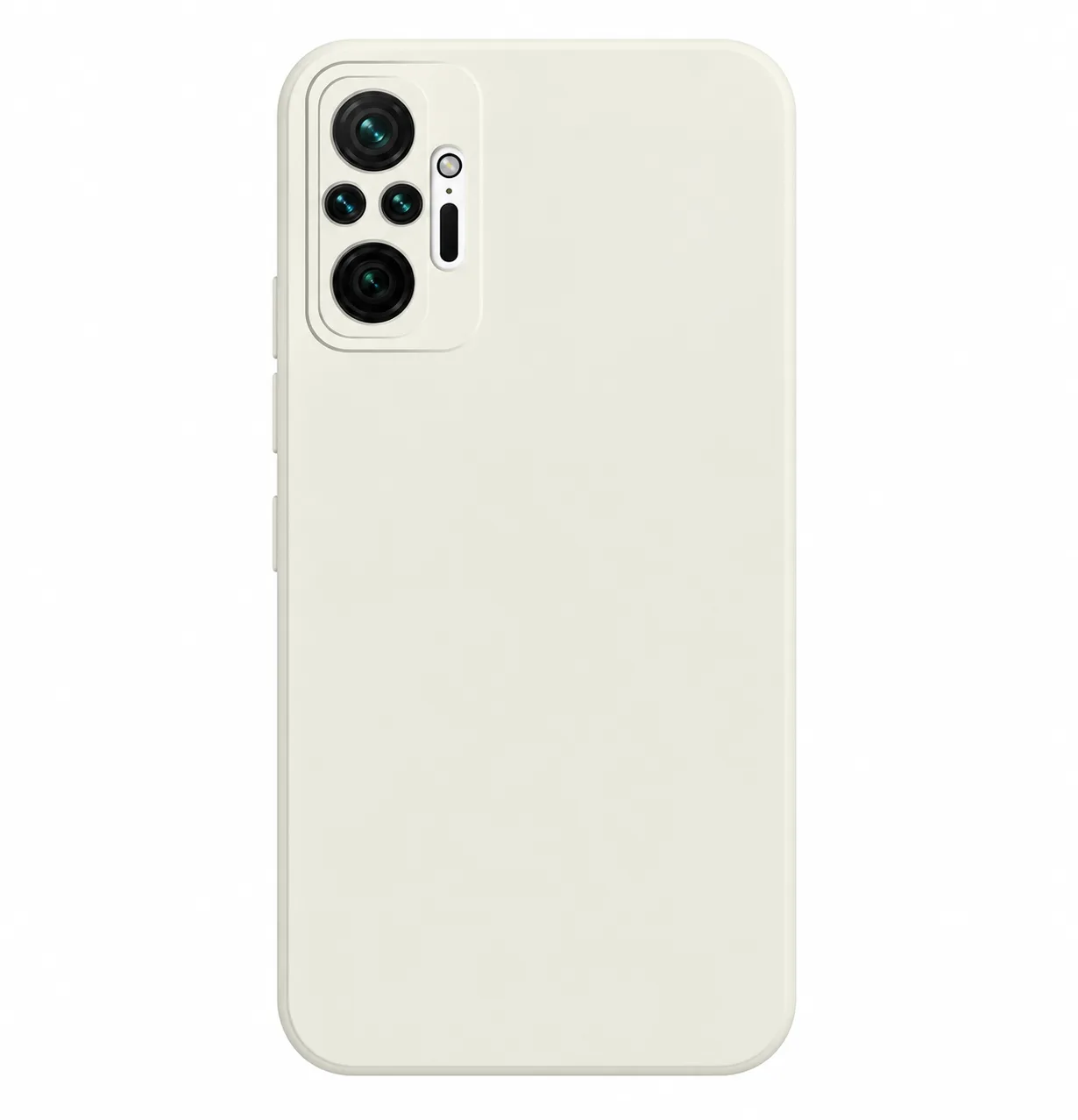 Чехол Silicone Case для Xiaomi Redmi Note 10 Pro 4G, цвет белый