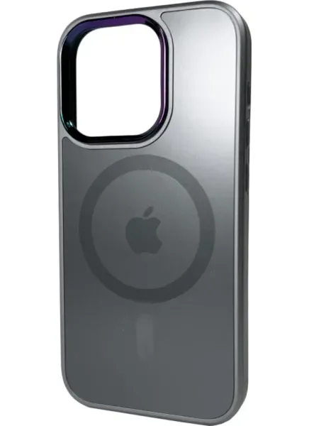 Чехол для Apple iPhone 14 с MagSafe, цвет серебристо-серый титан