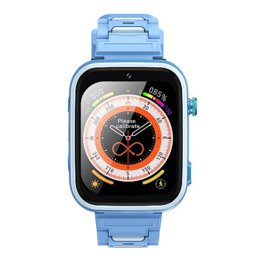 Детские Смарт Часы XO H130 4G GPS, цвет синий