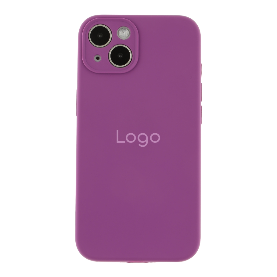 Чехол Silicone Case Full Size with Frame для iPhone 13 (43.Grape)