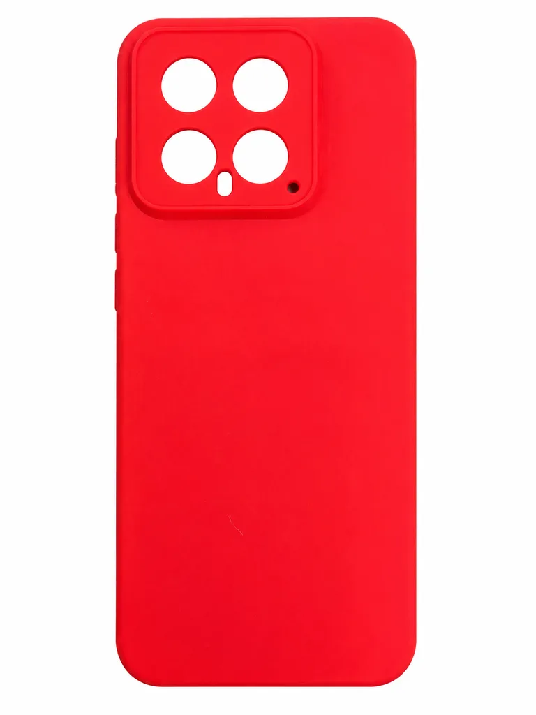 Чехол Silicone Cover Full Camera для Xiaomi 14, цвет красный