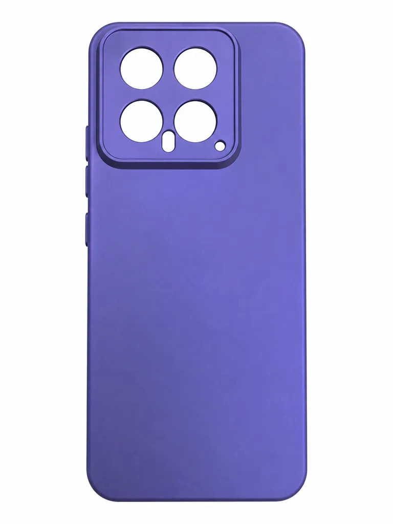 Чехол Silicone Cover Full Camera для Xiaomi 14, цвет элегантный фиолетовый