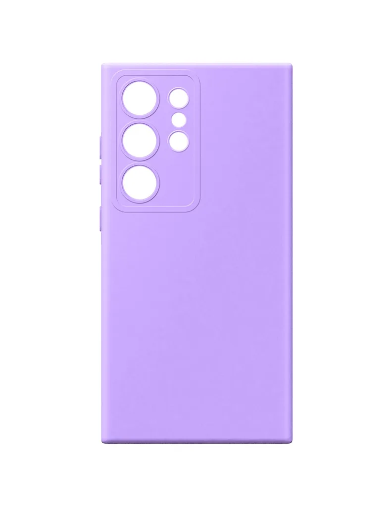 Чехол Silicone Cover Full Camera для Samsung Galaxy S24 Ultra 5G (S928), цвет лавандовый
