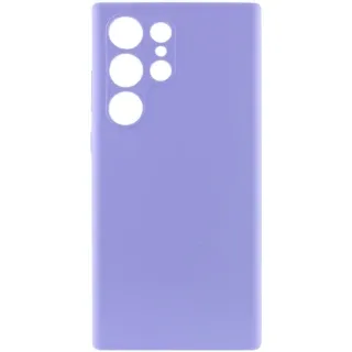 Чехол Silicone для Samsung Galaxy S24 Ultra 5G (S928), цвет элегантный фиолетовый