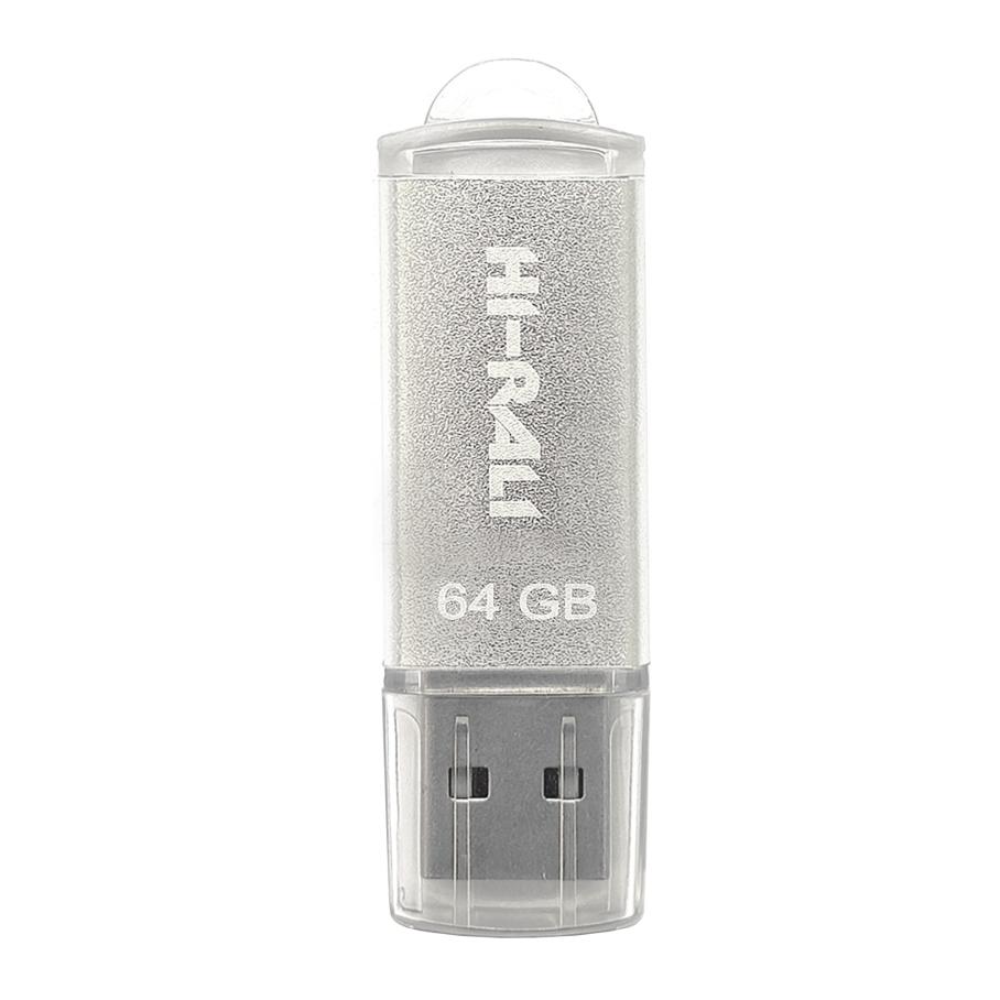 USB Flash Drive Hi-Rali Rocket 64gb (Стальной)