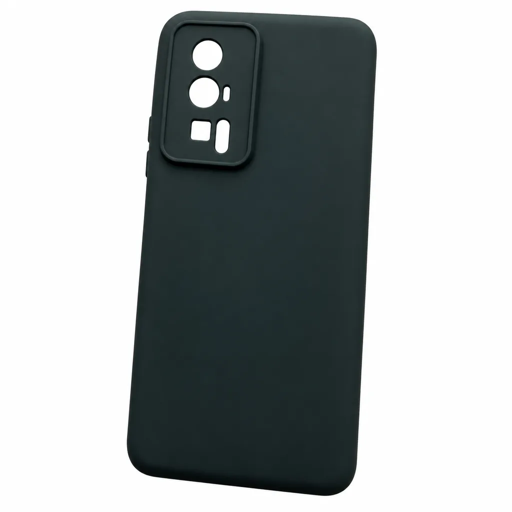 Чехол Silicone Cover Full Camera для Xiaomi Poco F5 Pro, цвет черный
